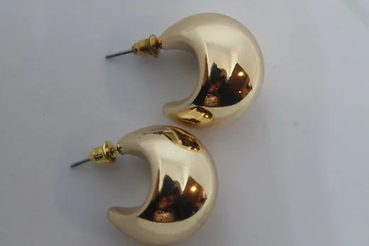 Large "C" Bold Earrings