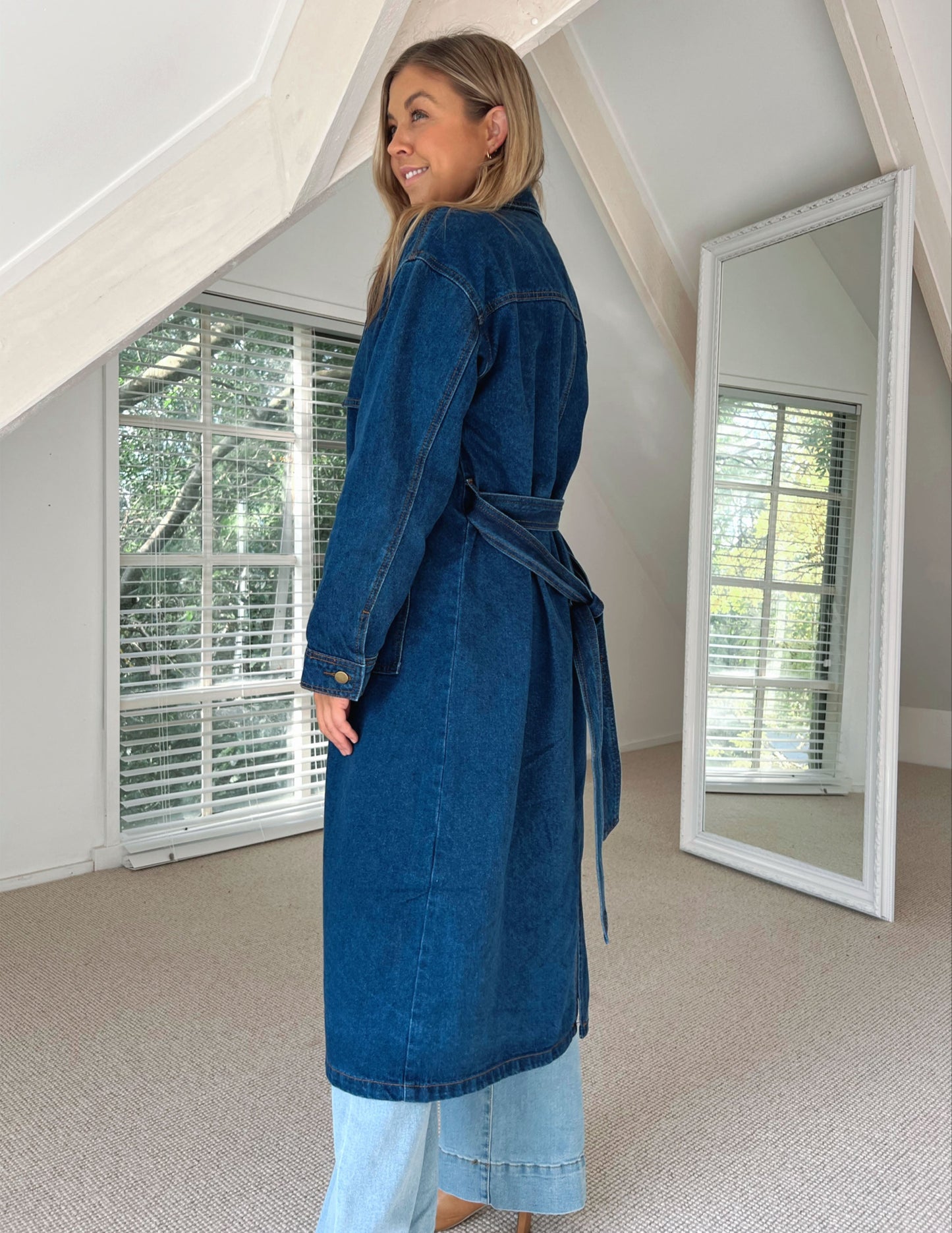 Denim Trench