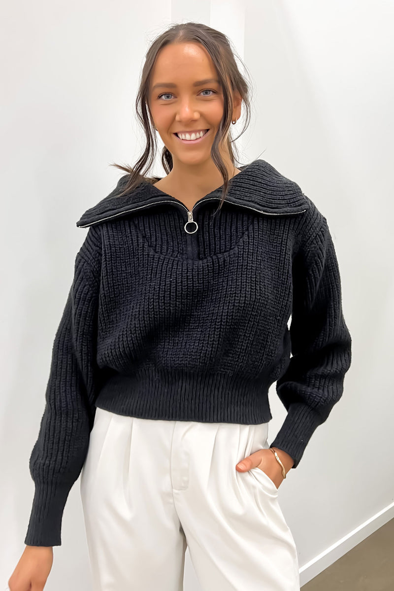 Zip Front Knit