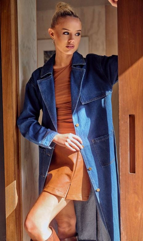 Denim Trench