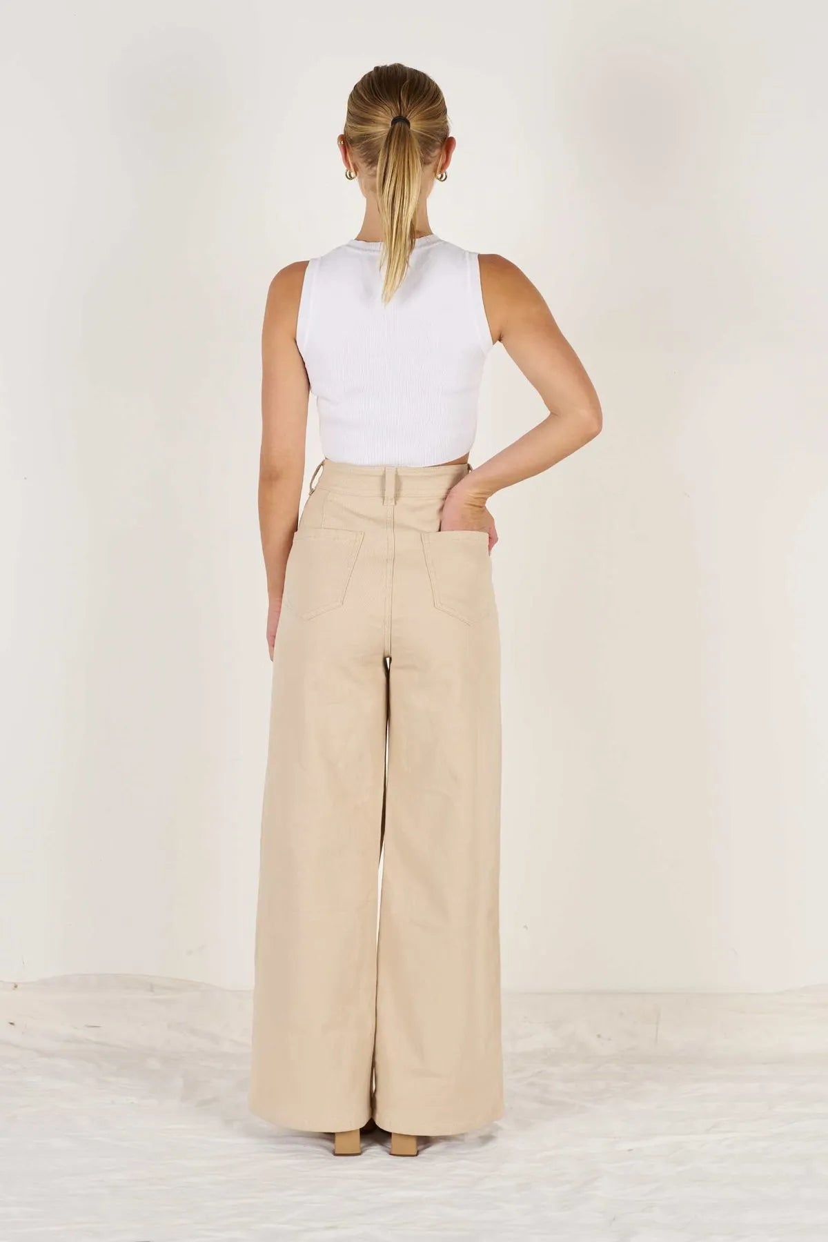 Stretch Wide Leg