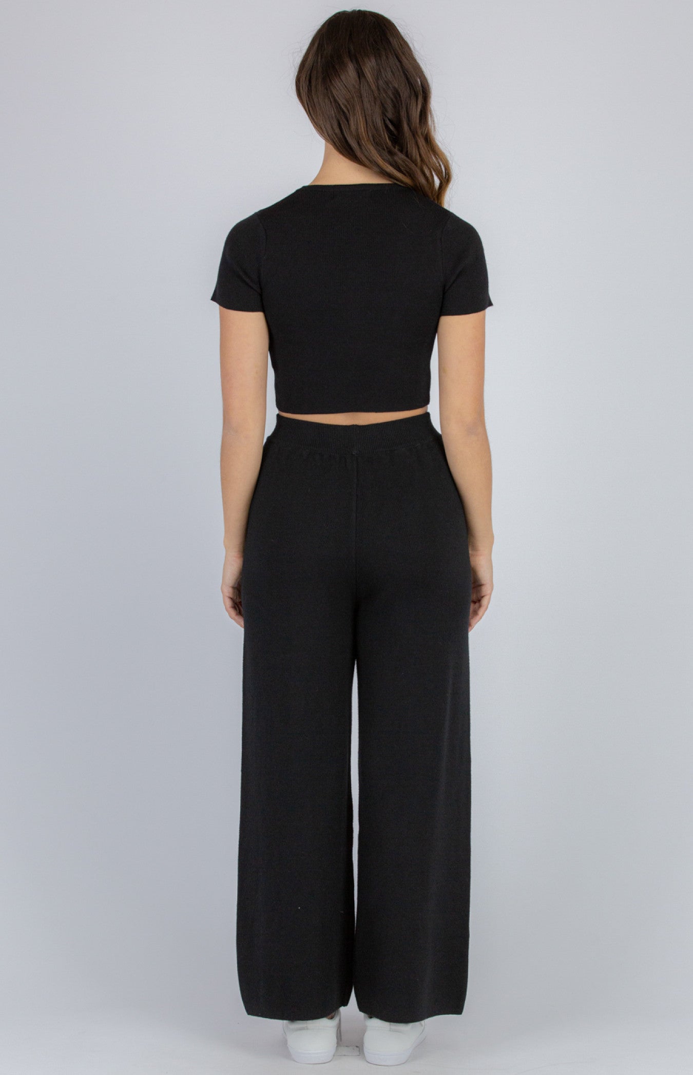 Crop Knit 2 Piece