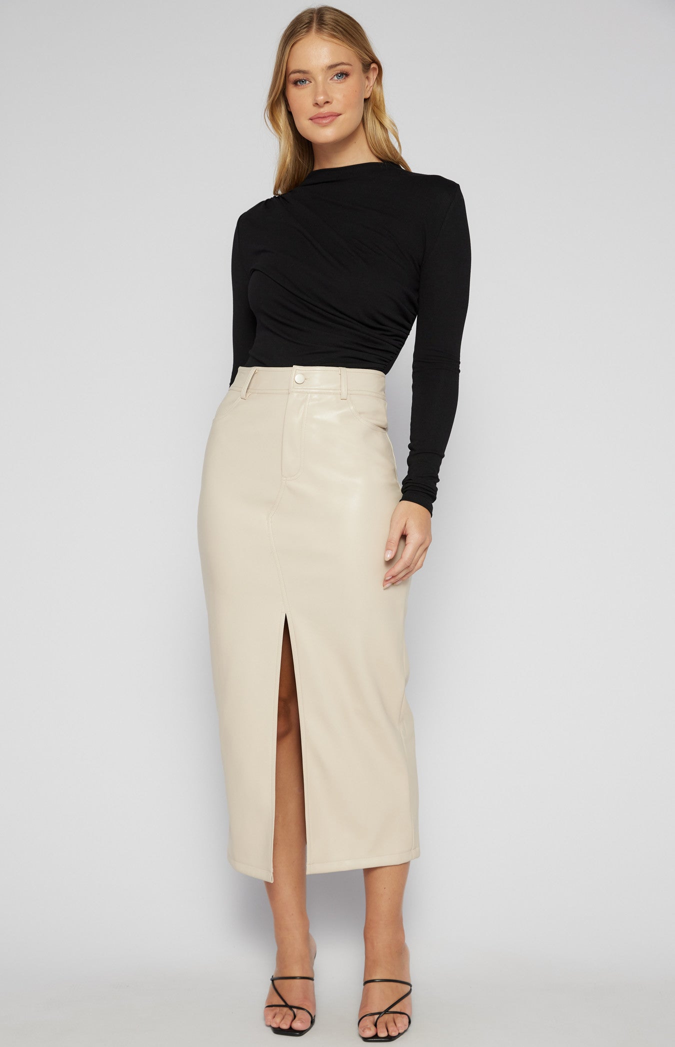 Ruched Long Sleeve