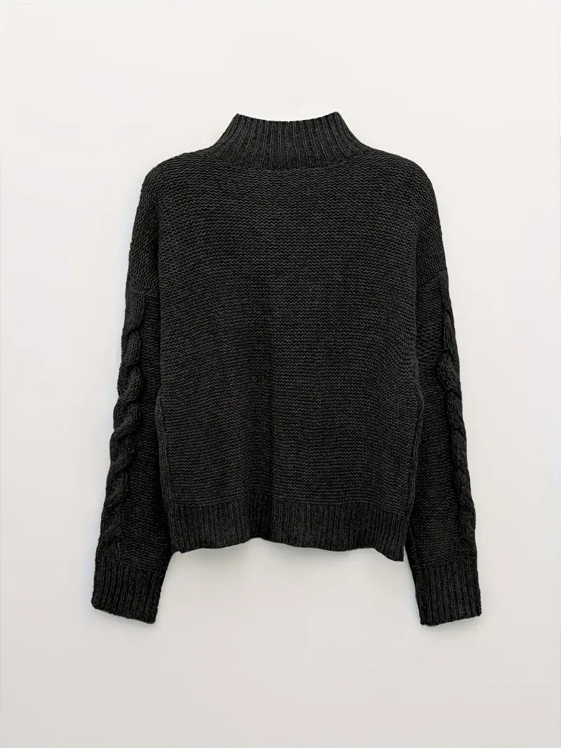 High Neck Knit Jumper