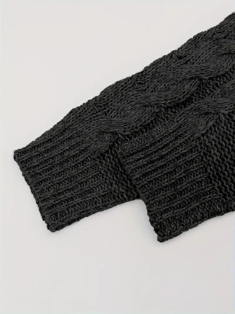 High Neck Knit Jumper