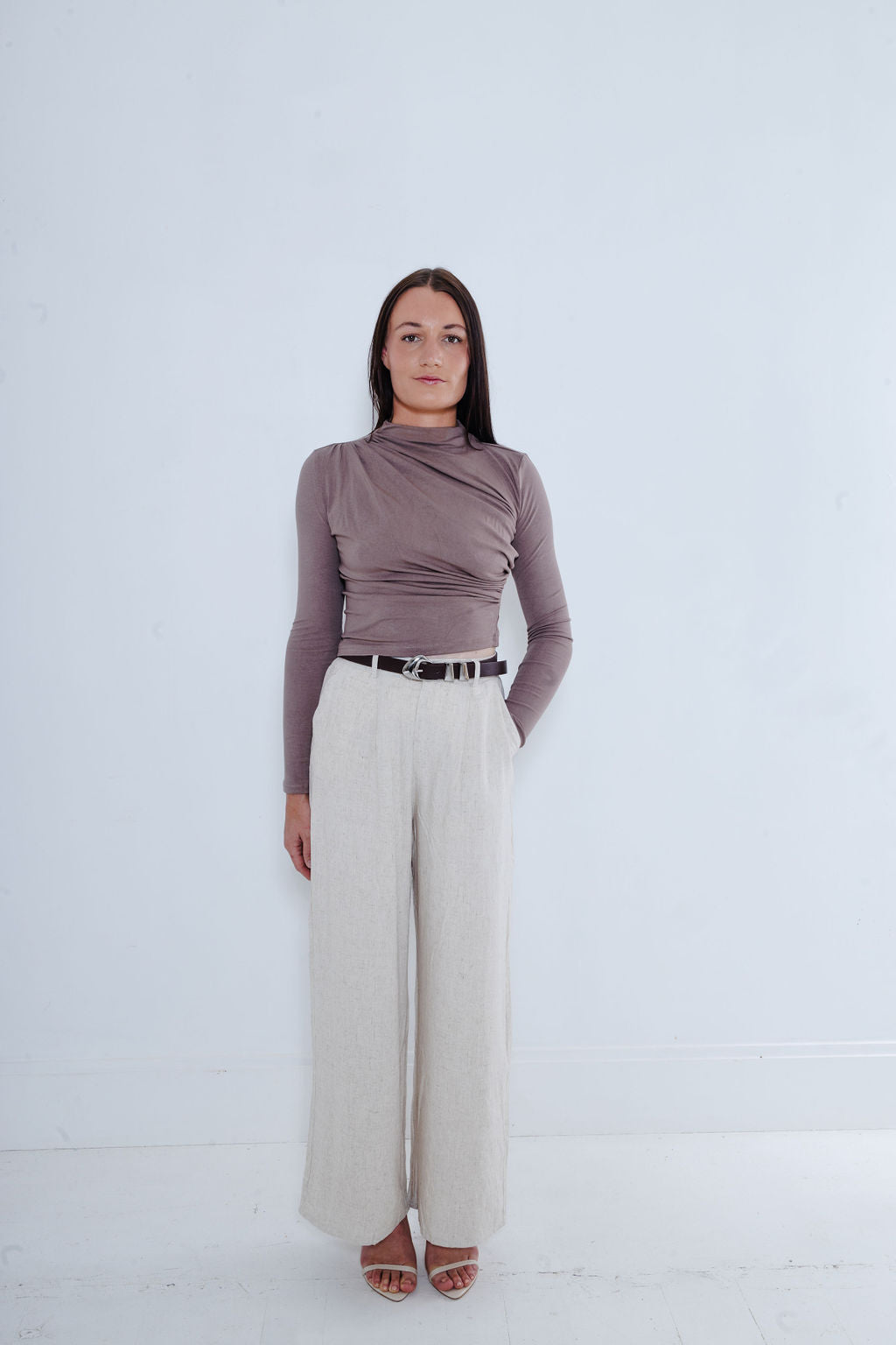 Ruched Long Sleeve
